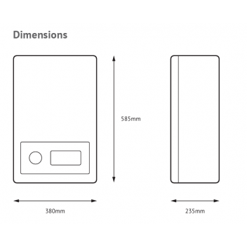 Thermosphere - Electric Combi Boiler - 14kw