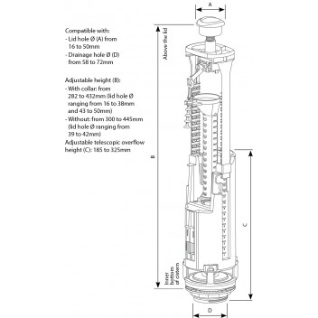 Siamp - Optima S - Flush Valve