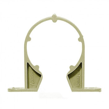 32mm Pipe Support Bracket Grey