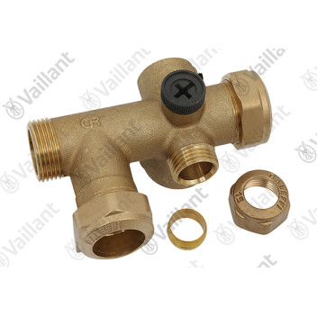 Vaillant - Manifold, Brass (Safety Group)