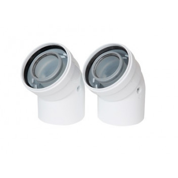 135Â° Flue Bend Inc. Fixing Screws (Pair)