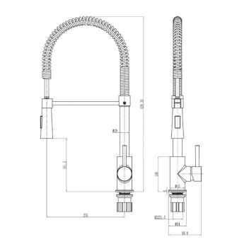Tirare - Kitchen Mixer Tap - Chrome