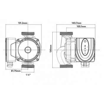 Archergas - Standard Hot Water Pump - 15-60/130