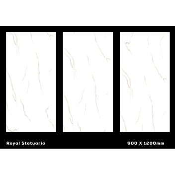 Porcelain - Royal Statuario Sg - 1200X600