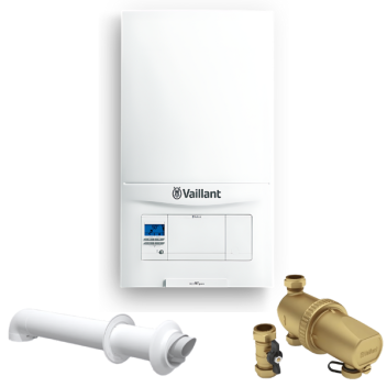 Vaillant - ecoFIT Pure 830 - Horizontal Pack (Boiler, Adv Filter,Flue)