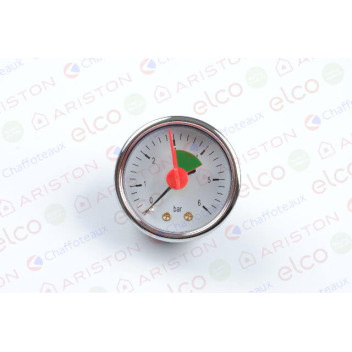 Ariston - Pressure Gauge 0-6 Bar D:50 1/4