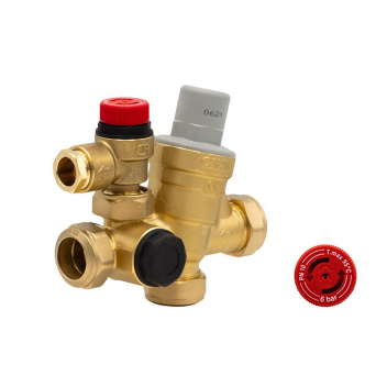Caleffi - Inlet Control Group - 6 Bar (Loose Nut)