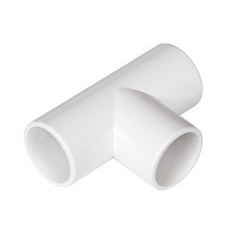 Overflow Pipe - Tee - White