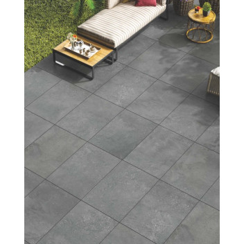 Porcelain Exterior Slab - Cementino Nero - 600X900