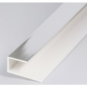 Shower Panel - End Trim 10mm (Silver)