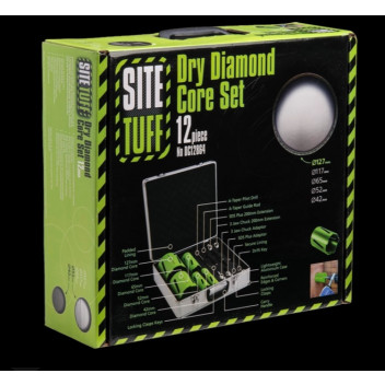 Premier Diamond - SiteTuff - Dry Diamond Core Set - 12 Piece