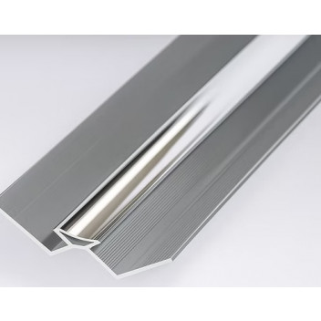 Shower Panel - Internal Corner 10mm (Silver)