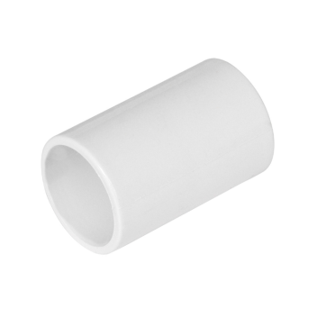 Overflow Pipe - Straight Connector - White