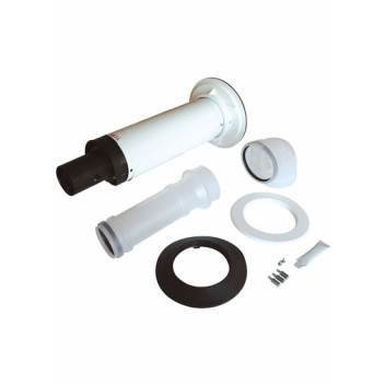Standard Telescopic Horizontal Flue Kit (60/100mm) - Floor Boilers