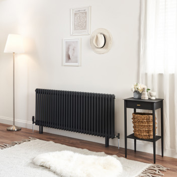 2 Column - Radiator Feet in Anthracite (Pair)