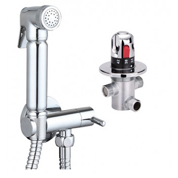 Jaxi - Complete Bidet Kit with Wall Mounted Thermostatic Valve