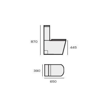 Toilet Pack R - California - Pan, Cistern, Seat (Comfort Height)