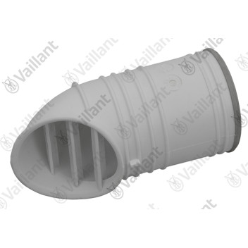 Vaillant - Flue Gas Elbow, Diverter Nose, White