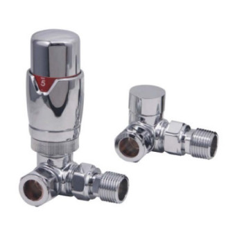 Designer TRV - Corner Set - 15mm (Chrome)